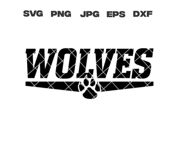 15 Wolves svg Wolves School Mascot Clipart svg dxf eps png jpg sublimation cut files for cricut silhouette vector digital